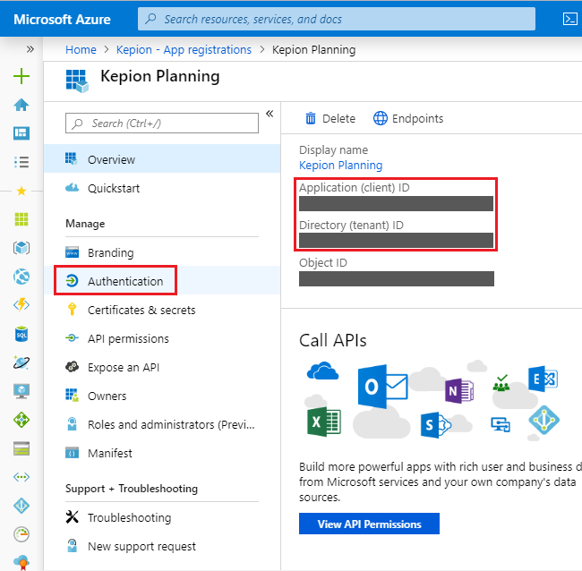 Integrate_Kepion_with_Azure_AD_-_New_App_Registration_-_Application_and_Tenant_IDs.png