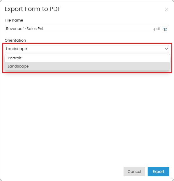 ExporttoPDF-SelectOrientation.png