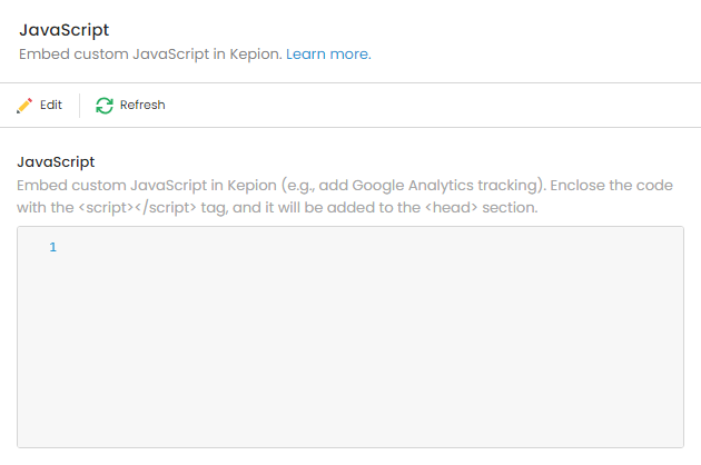 System Module - JavaScript Overview – Kepion Support Center