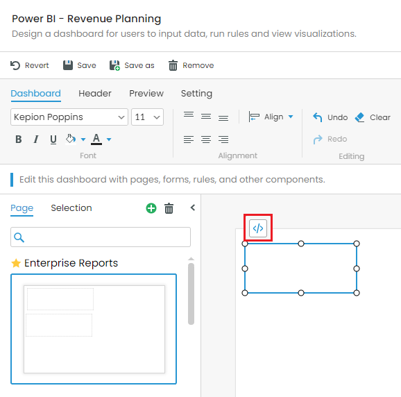 EmbedPowerBIReports-ConfigureContentComponent.png