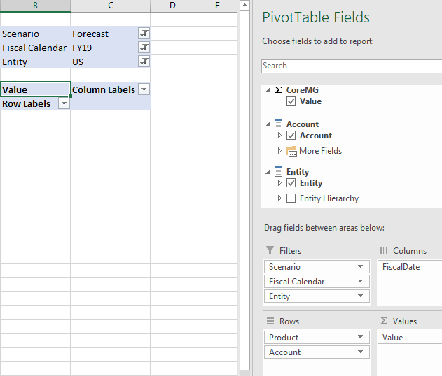 Why is there no Data in my PivotTable Kepion Support Center